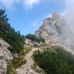 Wanderweg Punta Telegrafo, Berggrat, Felsgrat, Gardaseeberge, Grat, Lago di Garda, Punta Telegrafo