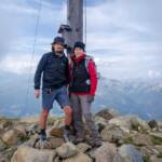 Anni und Dietmar, Anni, Berggipfel, Deutschnonsberg, Dietmar, Gipfel, Gipfelkreuz, Hochwart, Nonsberge, Nonsberggruppe, Spitze, Ultner Hochwart, Vedetta Alta, peak, piz, summit