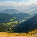 Deutschnonsberg, Abend, Berglandschaft, Gebirge, Gebirgslandschaft, Proveis, Tagesausklang, Tagesende, evening, sera
