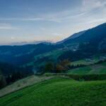 Abendstille, Abend, Abendstille, Abendstimmung, Dämmerung, Gotteshaus, Kirche, Mazlaun, Proveis, Tagesausklang, Tagesende, chiesa, church, evening, sera