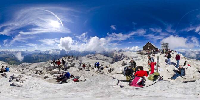 Am Piz Boè neben der Campanna Fassa