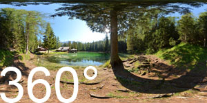 Am Lago di Ghedina zu Füßen der Tofane