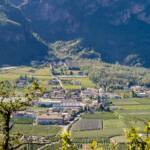 Andrian, Etschtal, Vogelperspektive