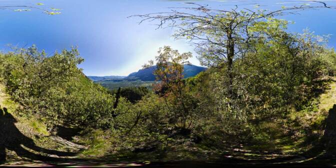 Blick nach Eppan von Montigl einer Fraktion von Terlan (nicht zu verwechseln mit Montiggl, einer Fraktion von Eppan)