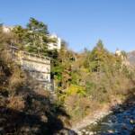 Blick auf die Passer, Fließgewässer, Fluss, Fluß, Gewässer, Passer, Passerpromenade, Promenade, Spazierweg, Wanderweg, rio, river, sentiero
