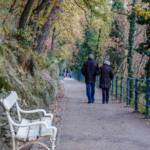 Auf der Tappeinerpromenade, Spaziergang, Spaziergänger, Spazierweg, Tappeinerpromenade, Tappeinerweg, Wanderweg, Weg, cammino, passeggiata Tappeiner, sentiero, way
