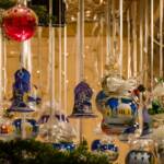 Weihnachtskugeln, Glas, Glaskugeln, Gläser, Stände, Weihnachtsdekoration, Weihnachtskugeln, Weihnachtsschmuck