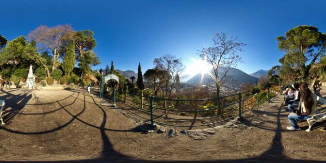 Auf dem Tappeinerweg über Meran.