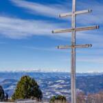 Alpe di Siusi, Seiser Alm, Seiseralm, Winter, inverno, weiße Jahreszeit, winter, Wetterkreuz