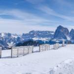 Alpe di Siusi, Langkofel, Plattkofel, Sass Plat, Sasso Lungo, Sasso Piatto, Schnee, Seiser Alm, Seiseralm, Winter, inverno, weiße Jahreszeit, winter