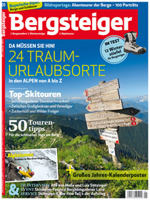 Bergsteiger Magazin für Bergsteiger, Wanderer, Kletterer und Alpinisten