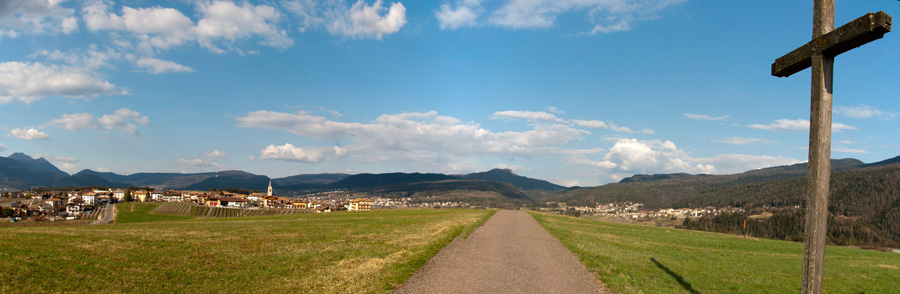 Panorama von Romeno