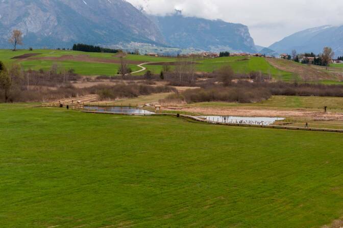 Biotop, Fiavè, Pfahlbauten