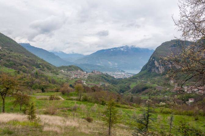 Tenno über dem Gardasee