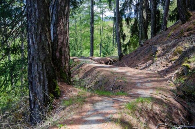 Der Mitterwaal zwischen Laatsch und Glurns