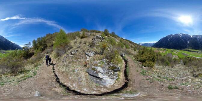 Auf dem Plurwaalweg im Münstertal