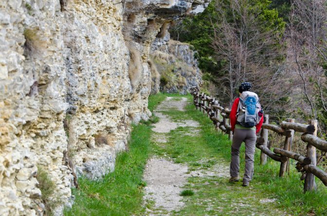 Zimbrische Phantasieweg in Lusern (it. Luserna) auf dem Hochplateau Lavarone