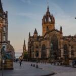 In Edinburgh in Schottland, Edinburgh, Großbritannien, Schottland, UK, United Kingdom