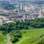 Edinburgh, Holyrood Park, Möve