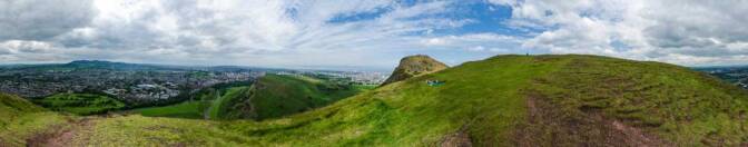 Blick auf die Hauptstadt Schottlands: Edinburgh