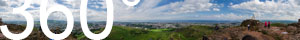 Auf dem Hügel Arthur's Seat in Edinburgh