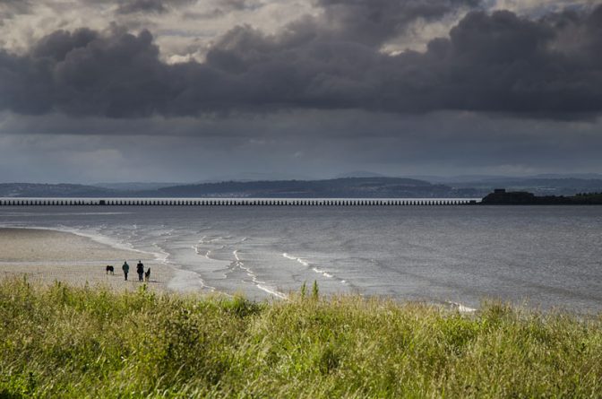 Cramond Island bei Edinburgh in Schottland