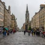 Edinburgh Schottland, Edinburgh, Royal Mile, Schottland, Straße, strada, street