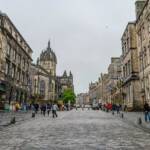 Edinburgh Schottland, Edinburgh, Royal Mile, Schottland, Straße, strada, street