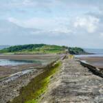 Edinburgh Schottland, Cramond, Damm, Edinburgh, Meer, Schottland, causeway, die See