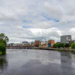 Schottland Glasgow, Fluss, Fluss Clyde, Fluß, Glasgow, Schottland, rio, river