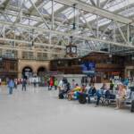 Bahnhof, Central Station, Glasgow, Schottland, Zugbahnhof