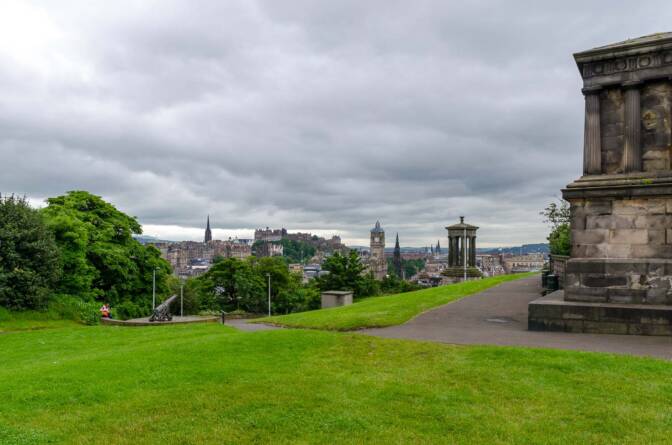 Calton Hill, Edinburgh, Großbritannien, Schottland, UK, United Kingdom