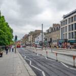 In der Stadt Edinburgh, Edinburgh, Großbritannien, Princes Street, Schottland, UK, United Kingdom