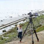 Cramond Island Edinburgh, Film, Spiegelreflex, Stativ, Video