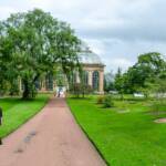 Botanic Garden Edinburgh, Botanik, Botanischer Garten, Edinburgh, Glashaus, Großbritannien, Schottland, UK, United Kingdom, englischer Rasen