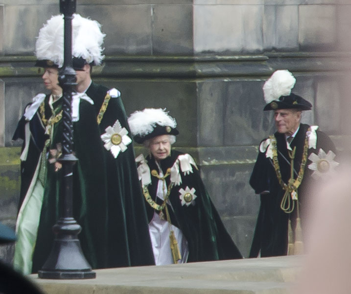 Die Queen in Edinburgh