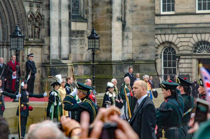 Die Queen in Edinburgh