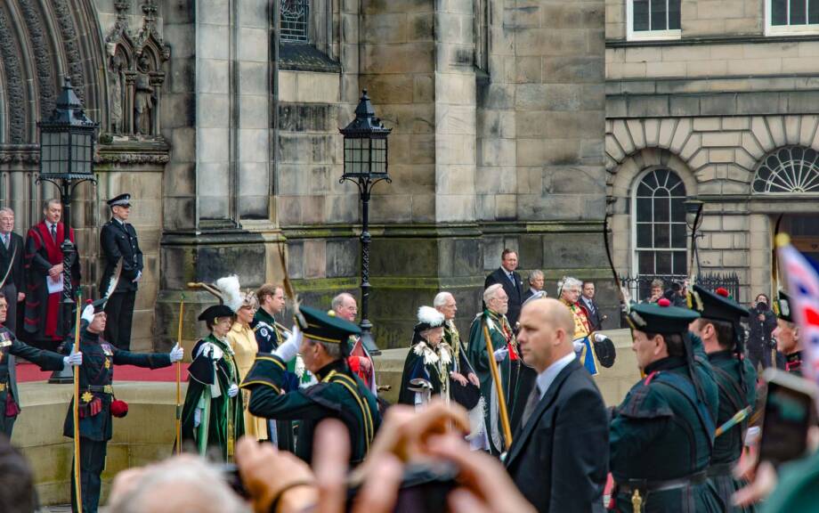 Die Queen in Edinburgh