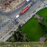 Blick auf die Princes Street Edinburgh vom Scott Monument, Edinburgh, Neustadt, Princes Street, Schotten, Schottland, Scott Monument