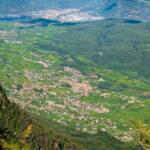 Caldaro, Dorf, Kaltern, Montiggl, See, lago, lake, Überetsch