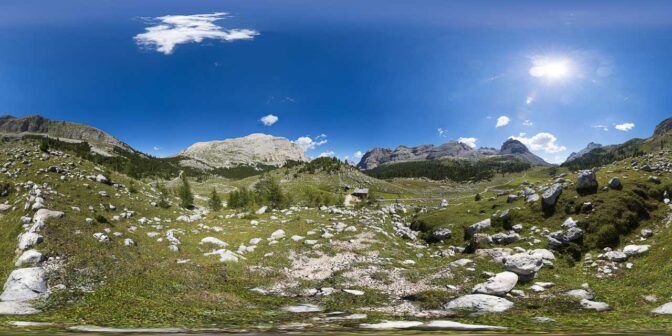 360° über der Großfanes Alm