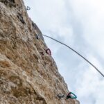 Bach, Fels, Felsen, Fondo, Karabiner, Novella, Schlucht, Sentiero del Mondino, klettern
