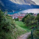 Brenta, Brenta Dolomiten, Dolomiten, Dolomiti di Brenta, Dorf, Lago di Molveno, Molveno, Pfad, See, Steig, Wasser, lago, lake, path