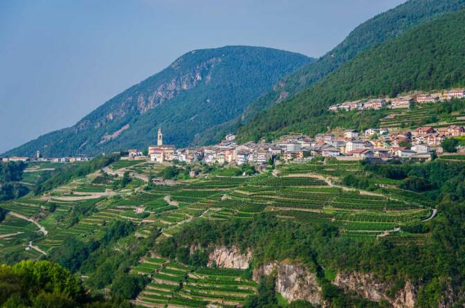 Wandern im Cembratal - Blick auf Faver