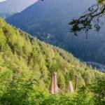 Erde, Erdpyramide, Erdpyramiden, Erdpyramiden di Segonzano, Hut, Kopfbedeckung, Pyramiden, Segonzano, Sehenswürdigkeit, TN, Trentino, piramidi, piramidi di terra