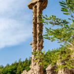 Erde, Erdpyramide, Erdpyramiden, Erdpyramiden di Segonzano, Hut, Kopfbedeckung, Pyramiden, Segonzano, Sehenswürdigkeit, TN, Trentino, piramidi, piramidi di terra