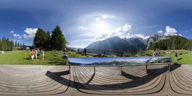 Fantastischer Ausblick auf die Brenta Gipfel