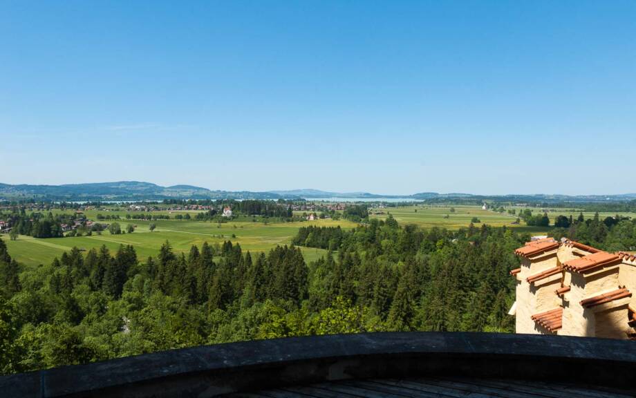 Allgäu Ausblick Schloss Hohenschwangau