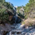 Wasserfall Wanderung Limone – cima Mughera – Baita Segala, Valle del Singol, Wasserfall