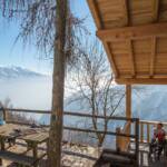 Baita Segala über dem Gardasee, Baita Segala, Hütte, baita, cabana, cabin, capanna, chalet, hut